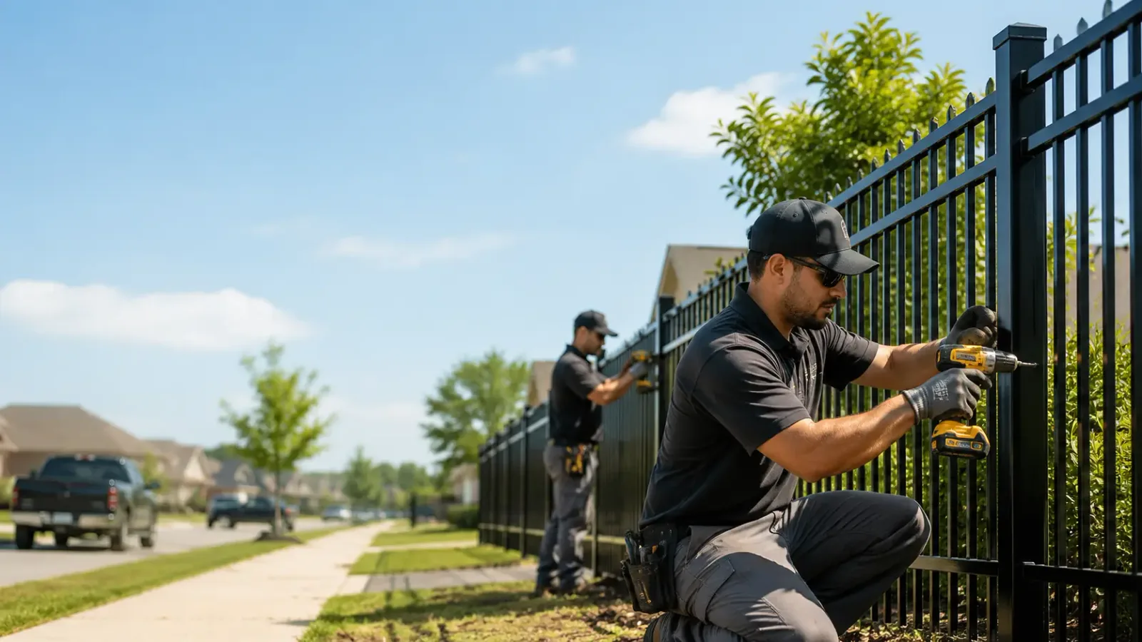 Metal Fence Installation in Oak Park, MN